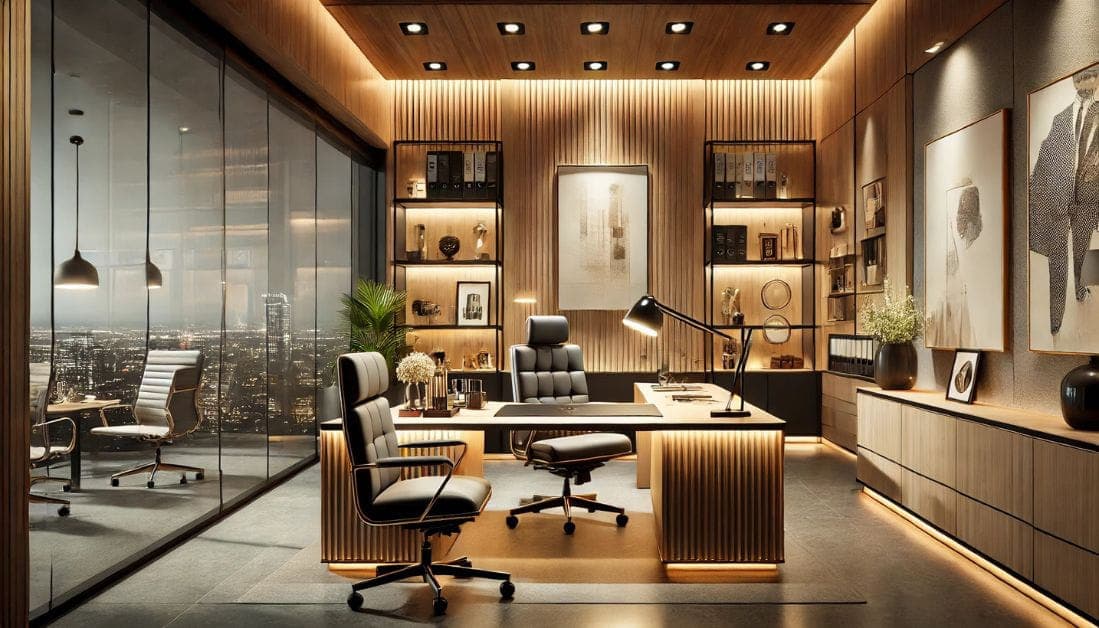 modern luxury CEO office design