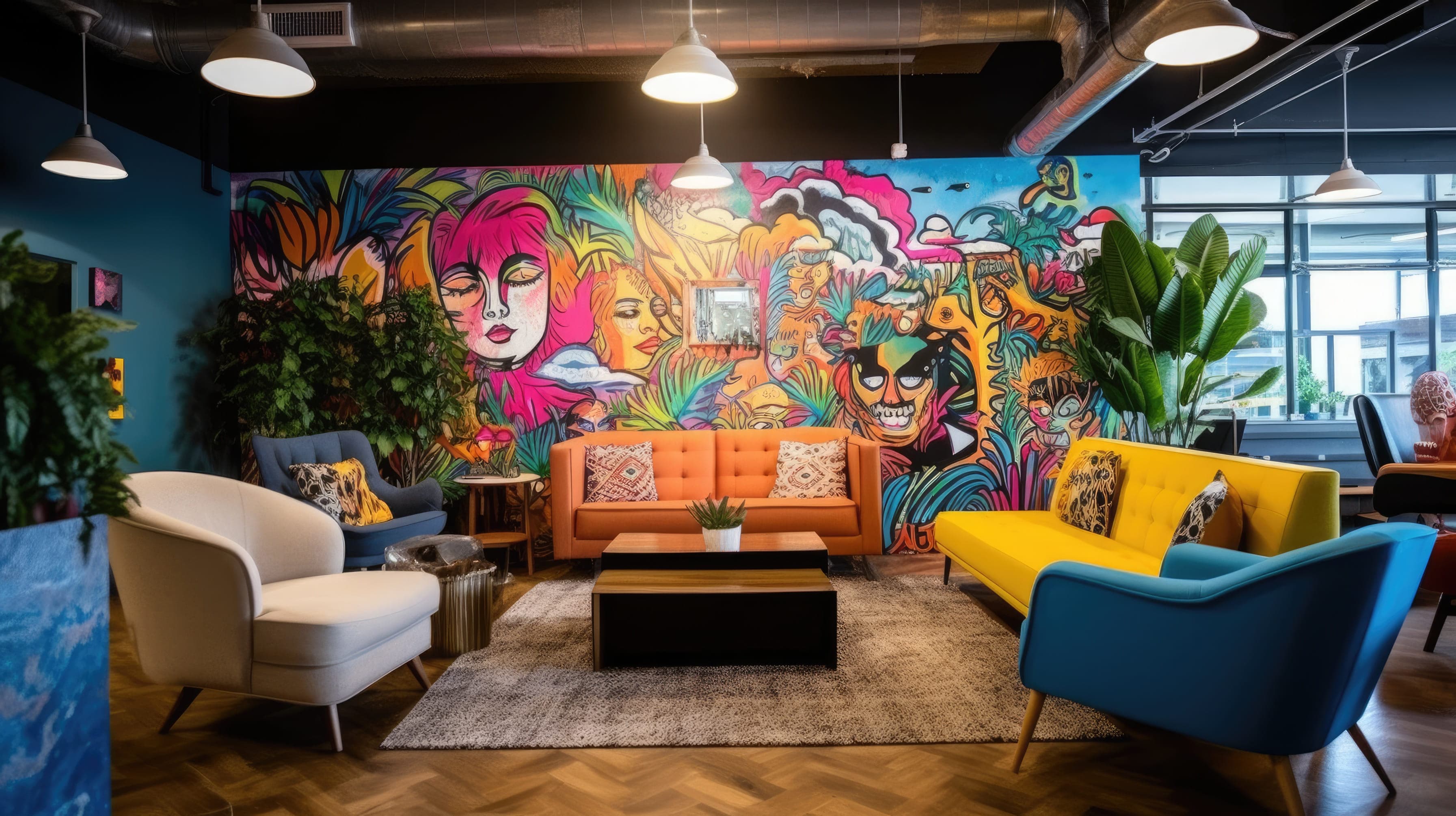 types of office breakout area