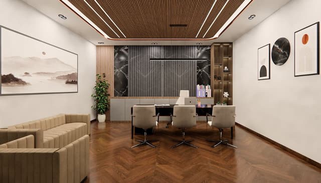 Luxury Office cabin interior design