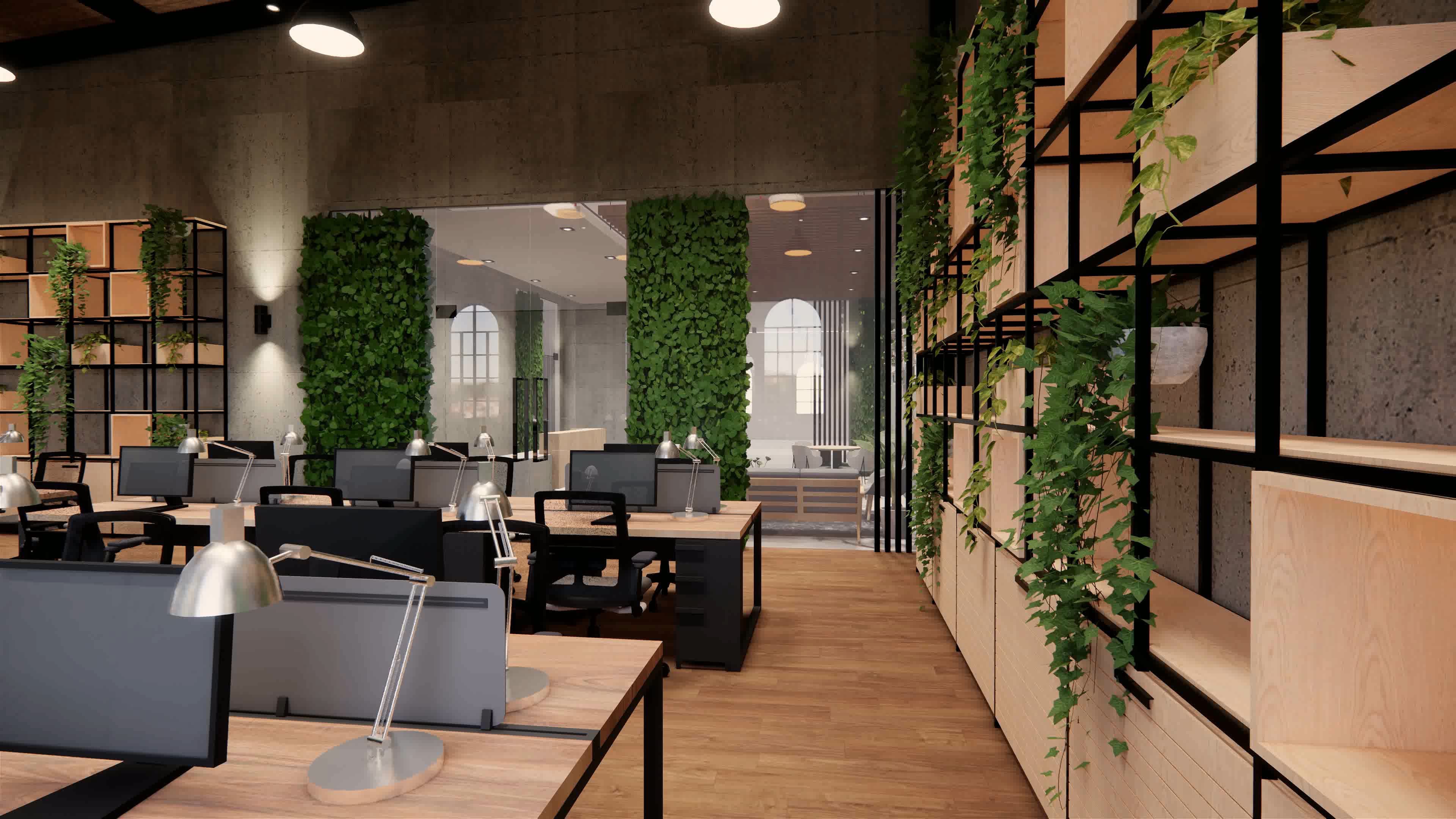 Nature-inspired officespaces